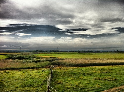 View towards Teynham, Kent, UK